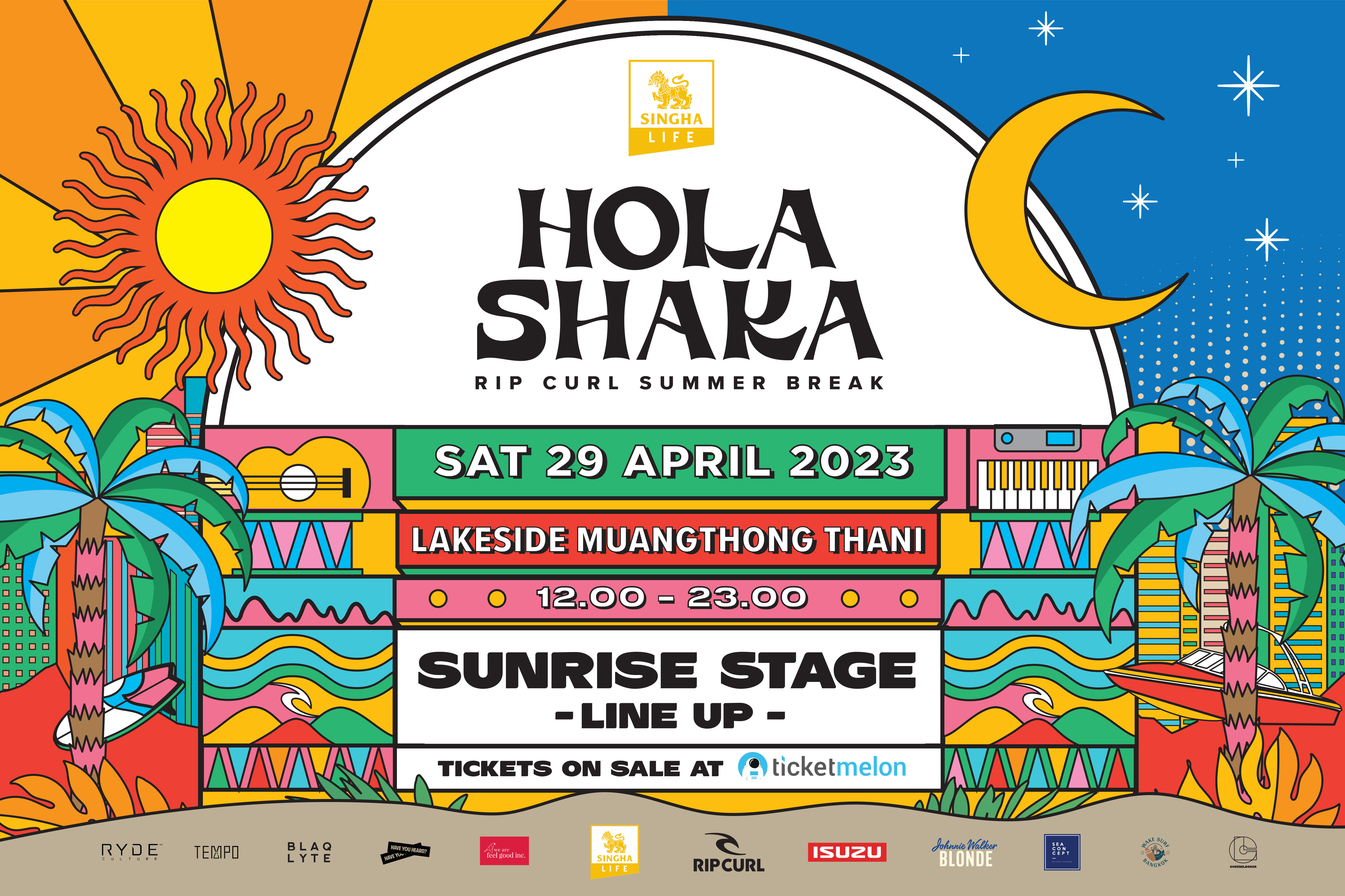 เปิดไลน์อัพ 9 ศิลปินไทยสุดเปรี้ยง ในงาน "SINGHA LIFE PRESENTS HOLA